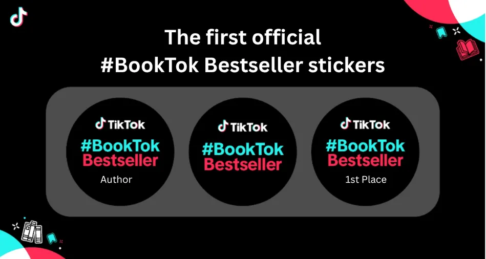 Los primeros stickers oficiales de bestsellers de #BookTok: Autor/a, sin adición, N.º 1